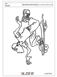 Kaykay boyama sayfaları